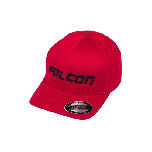 CURVED VISOR HAT - RED/BLACK - LG/XL