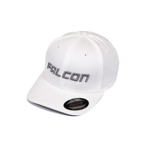 CURVED VISOR HAT - WHITE/SILVER - LG/XL