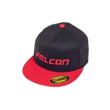 Load image into Gallery viewer, 2-TONE FLAT VISOR HAT - BLACK/RED -LG/XL