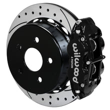 Load image into Gallery viewer, Wilwood 07-18 Jeep Wrangler Narrow Superlite 4R Rear Brake Kit SRP 13.50in Rotor w/Lines - Black