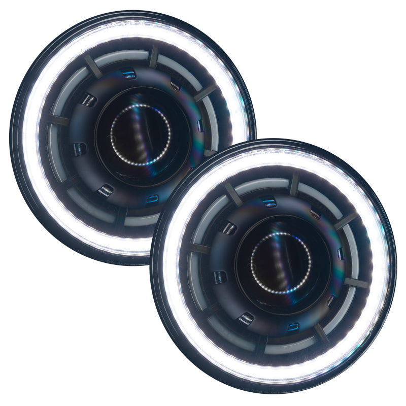 ORACLE Lighting 07-18 Jeep Wrangler JK Oculus 7in. ColorSHIFT Bi-LED Projector Headlights NO RETURNS