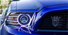 Load image into Gallery viewer, Oracle 13-14 Ford Mustang LED Projector Headlight Halo Kit - Blue