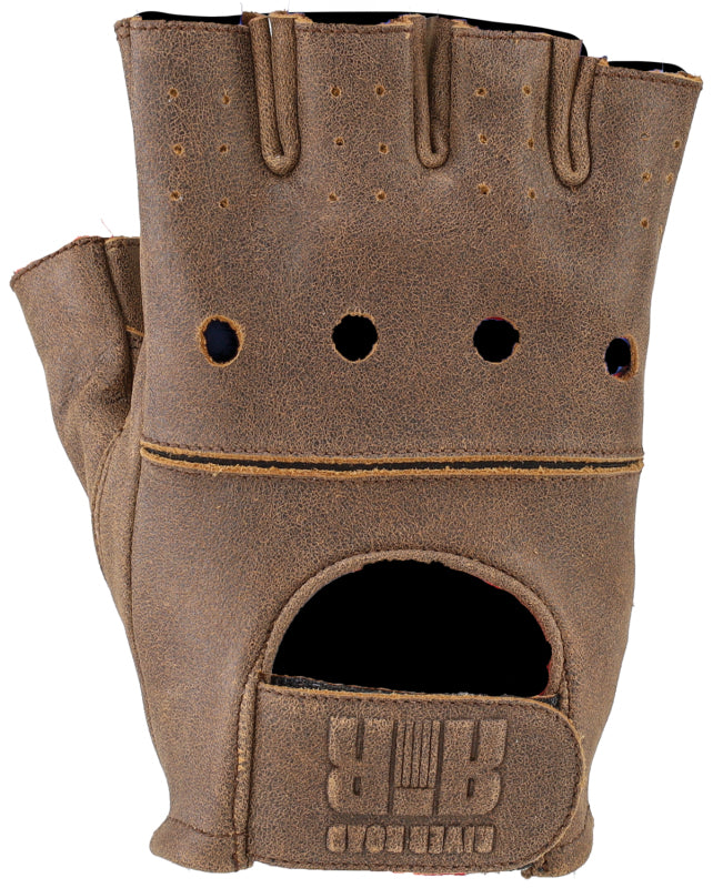 Kuryakyn By River Road Buster Vintage Shorty Gloves Black - 3XL