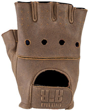 Load image into Gallery viewer, Kuryakyn By River Road Buster Vintage Shorty Gloves Black - Large