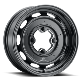 Mobelwagen MW-430B Interceptor 15x4.5in / 4x130 BP / 25mm Offset / 85.85mm Bore - Black Wheel