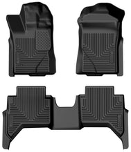 Load image into Gallery viewer, Husky Liners 2024 Ford Ranger CC/SuperCrew Weatherbeater Front &amp; 2nd Seat Floor Liners - Black