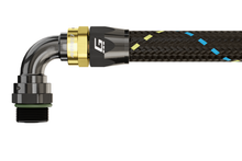 Load image into Gallery viewer, GReddy AN10 90 DEGREE ORB MALE BLACK/GOLD ANODIZED