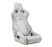 Load image into Gallery viewer, NRG Prisma Lab Reclinable Bucket Racing Seat - Pair (Grey Vegan Suede)