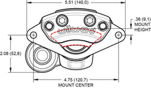 Load image into Gallery viewer, Wilwood caliper EPB .157-.393 rotor L/H ANO W/HT motor