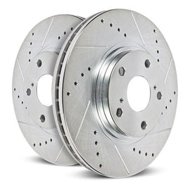 Power Stop 19-21 Cadillac XT4 Rear Evolution Drilled & Slotted Rotor - Pair