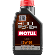 Load image into Gallery viewer, Motul 1L 8100 Power 5W50