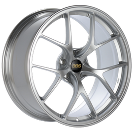 BBS RI-D 20x10.5 5x112 ET15, 82mm Diamond Silver Wheel PFS/Clip Required