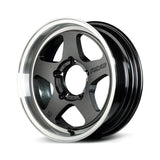 Gram Lights 57FR-X 16x5.5 +00 5-139.7 Glass Black/Rim DC Wheel