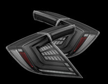 Load image into Gallery viewer, AlphaRex 16-21 Honda Civic Hatchback/ Type-R FK8 Nova-Series LED Tail Lights (Pair) - Black