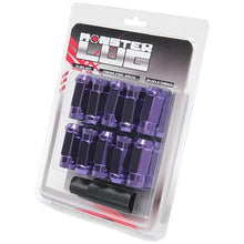 Load image into Gallery viewer, Wheel Mate Monster Locking Lug Nut Set of 4 - Purple 14x1.50