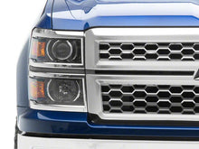 Load image into Gallery viewer, Raxiom 14-15 Chevrolet Silverado 1500 OE Projector Headlights/Chrome Trim- Black- Clear Lens