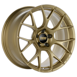 BBS RE-V7 18x9.5 5x120 ET45 Gold Wheel -82mm PFS/Clip Required
