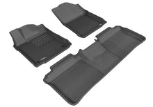Load image into Gallery viewer, 3D MAXpider 2013-2018 Toyota Avalon Kagu 1st &amp; 2nd Row Floormats - Black