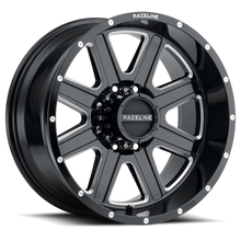 Load image into Gallery viewer, Raceline 940M Hostage 18x9in / 5x150 BP / 12mm Offset / 110.3mm Bore - Black &amp; Milled Wheel