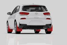 Load image into Gallery viewer, Rally Armor 19-21 Hyundai Elantra N Line White UR Mud Flap w/ Black Logo