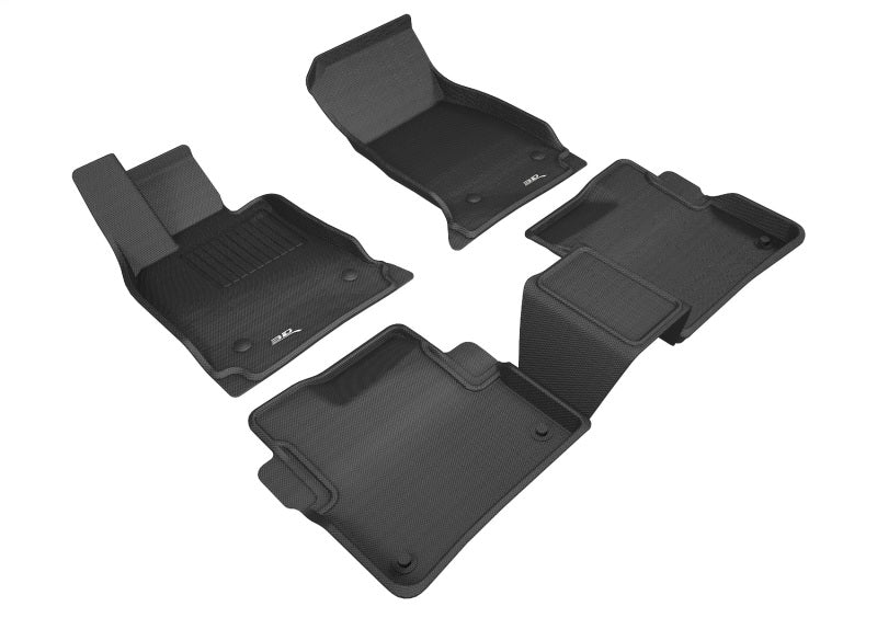 3D MAXpider 2016-2020 Cadillac CT6 Kagu 1st & 2nd Row Floormats - Black