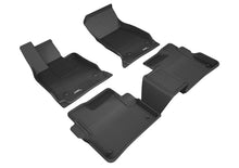 Load image into Gallery viewer, 3D MAXpider 2016-2020 Cadillac CT6 Kagu 1st &amp; 2nd Row Floormats - Black