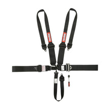 Load image into Gallery viewer, RaceQuip L &amp; L 5pt Ratchet HNR Harness Black