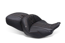 Load image into Gallery viewer, Mustang 2023-2025 Harley CVO Road Glide (ST) Super Touring Deluxe Diamond One-Piece, 2 UP Black