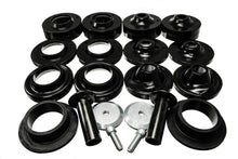 Load image into Gallery viewer, Energy Suspension 18+ Jeep Wrangler JL Black Rock-Flex 2in Adjustable Coil Spacer Set