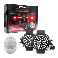 Load image into Gallery viewer, XK Glow Motorcycle Rear LED Turn Signal Kit - Flat Style Clear Lenses