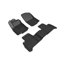 Load image into Gallery viewer, 3D MAXpider 2012-2018 Mercedes-Benz GLE-Class/ML-Class Kagu 1st &amp; 2nd Row Floormats - Black