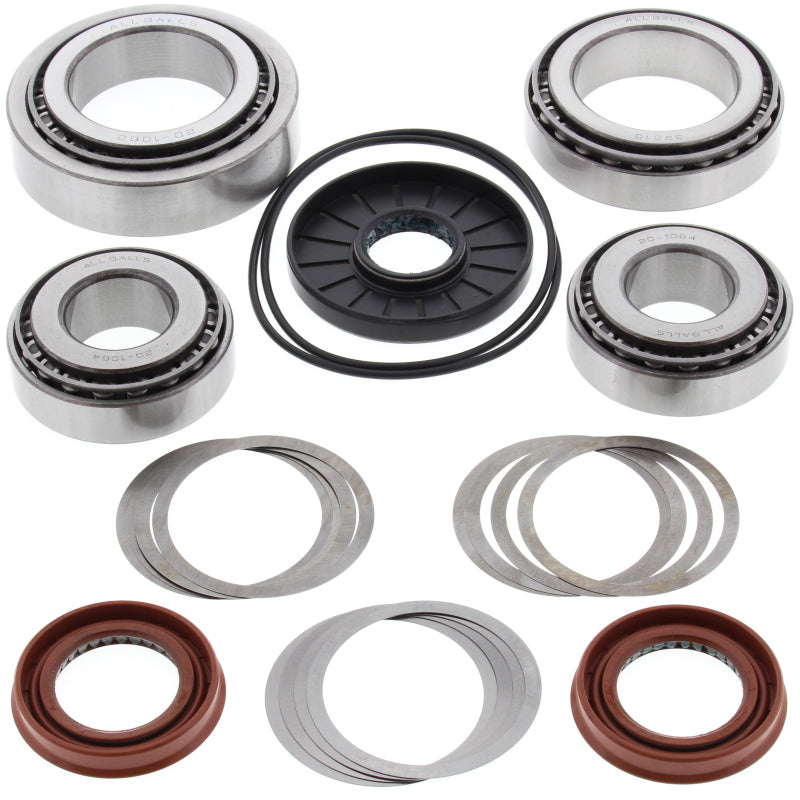 All Balls Racing 10-14 Polaris RZR 4 800 Differential Bearing and Seal Kit Rear