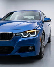 Load image into Gallery viewer, BMW 3 Series F30 / F31 / F35 V3 Smoked Triple-Color LED Headlight Assembly (White / Yellow / Red DRL) 2012 - 2018 (Replaces 63117314531)