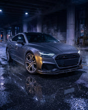 Load image into Gallery viewer, 2019–2024 Audi A7 S-Line / S7 4KA Sportback Front Chin Lip Spoiler – Carbon Fiber