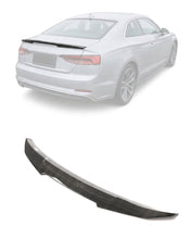 Load image into Gallery viewer, 2017–2021 Audi A5 S-Line / S5 / RS5 B9 / B9.5 Coupe Rear Trunk Spoiler Wing Lip – Carbon Fiber