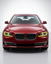 Load image into Gallery viewer, BMW 7 Series F02 G12 Style LED Headlight Assembly with Dual-Color DRL (Yellow / White) 2013 - 2015 (Replaces 63117228423)