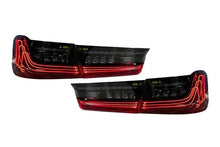 Load image into Gallery viewer, BMW 3 Series G20 G28 Red and Smoked CSL Style Laser Tail Lights (2019-2024)