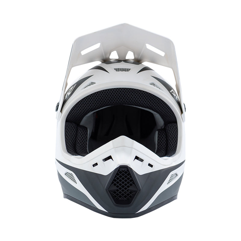 Answer 26 AR1 Mototown Helmet Glossy White/Grey/Black - XL