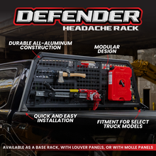 Load image into Gallery viewer, Gen-Y 17+ Ford F250/ F350 Defender 2 Outer Louver Panel for Headache Rack - Black