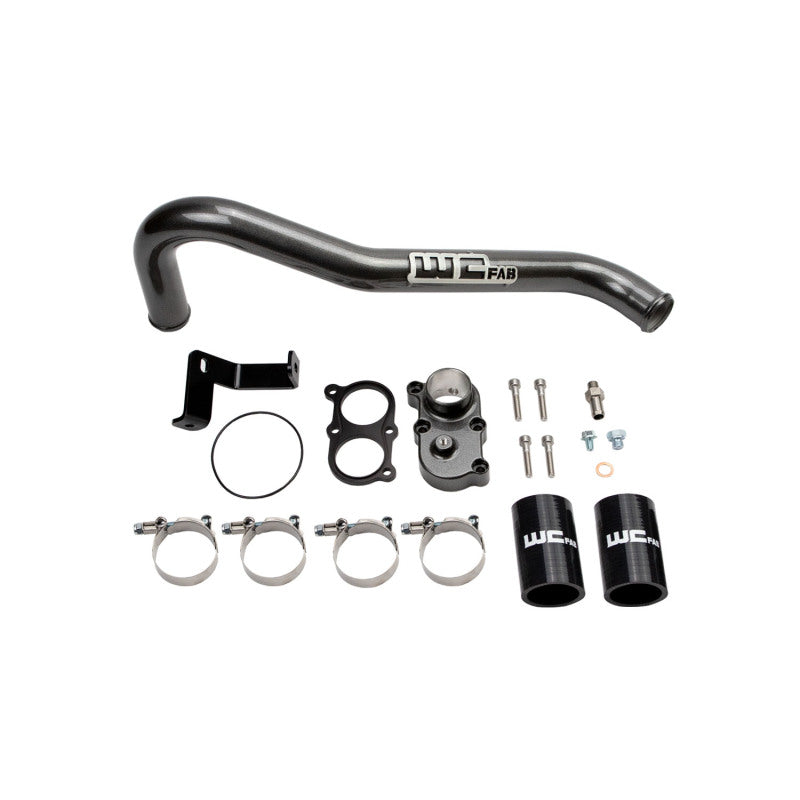 Wehrli 06-10 Duramax LBZ/LMM Thermostat Housing Kit - Flat Black
