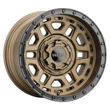 Load image into Gallery viewer, Weld Off-Road Crux 20x9in / 5x127 BP / ET 0 / 87.1mm Bore - Satin Bronze / Satin Black Ring Wheel
