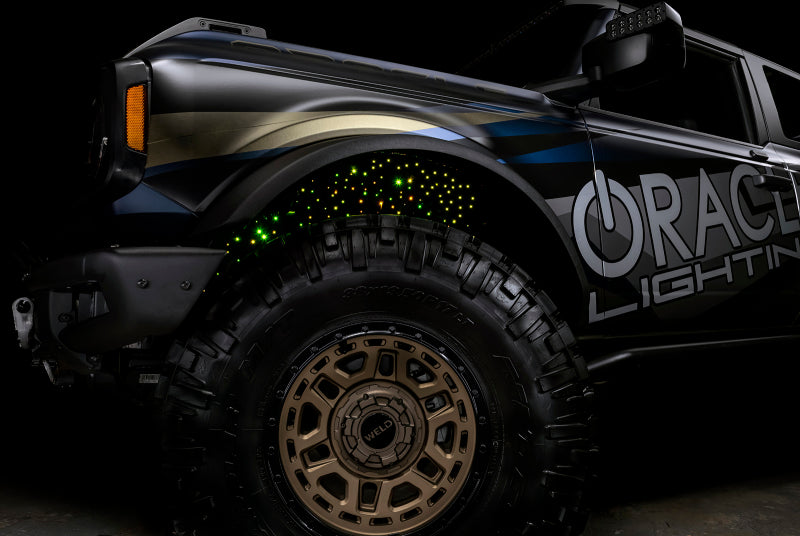 Oracle Lighting Fiber Optic Wheel Liner ColorSHIFT RGBW Kit-40W LED/600 Fibers NO RETURNS