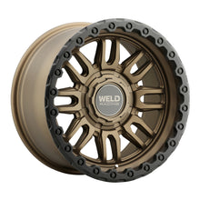 Load image into Gallery viewer, Weld Off-Road Swift 17x9in - 8x165.1 BP - ET-12 - 125.1mm CB - Satin Bronze Wheel &amp; Black Ring
