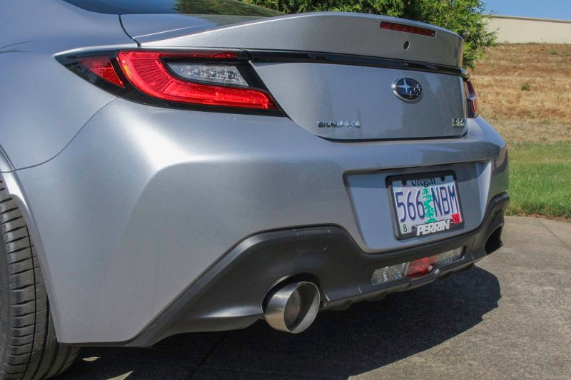 Perrin 2022 BRZ/GR86 Axle Back Exhaust SS (Single Side Exit w/Helmholtz Chamber)