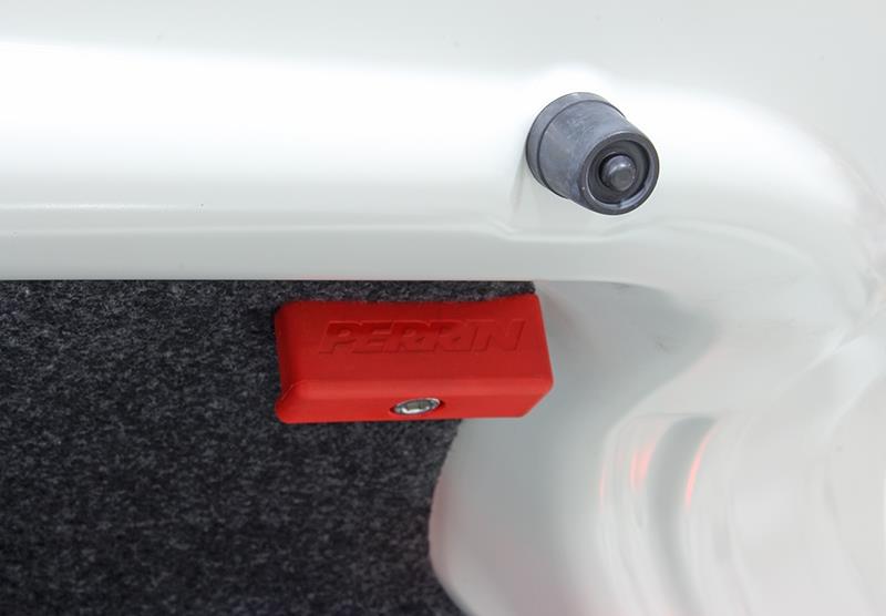 Perrin 13-20 & 2022 BRZ / 2022 Toyota GR86 / 17-20 Toyota 86 Trunk Handle - Red (Single Handle w/HW)