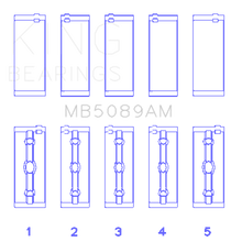 Load image into Gallery viewer, King Engine Bearings Toyota 1Rz (Size +0.25mm) Main Bearing Set