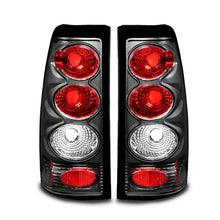 Load image into Gallery viewer, Raxiom 99-02 Chevrolet Silverado 1500 Fleetside Axial Series Tail Lights- Black - Red/Clear Lens