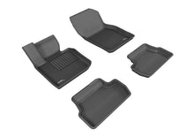 Load image into Gallery viewer, 3D MAXpider 2014-2019 Mini Hardtop 2-Door Kagu 1st &amp; 2nd Row Floormats - Black