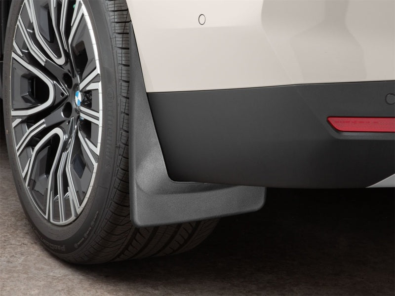 WeatherTech 25-26 BMW X3 Rear Mudflaps - Black