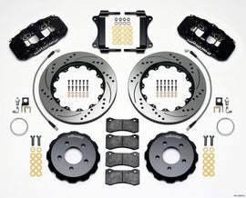 Wilwood AERO6 Front Hat Kit 14.25 Drilled 2008-2009 Pontaic G8 w/Lines